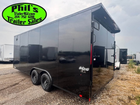 New Pace American 8.5X24 Cargo / Enclosed Trailer REAR WING & UPGRADED .080 SCREWLESS EXTERIOR car hauler