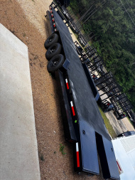 New 2025 Stanley Trailers 83X36' STEEL DECK OPEN CAR HAULER / EQUIPMENT -TRIPLE 7 K DEXTER AXLES-SPLIT TAIL- Car Hauler