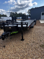 New 2025 Stanley Trailers 83X36' STEEL DECK OPEN CAR HAULER / EQUIPMENT -TRIPLE 7 K DEXTER AXLES-SPLIT TAIL- Car Hauler