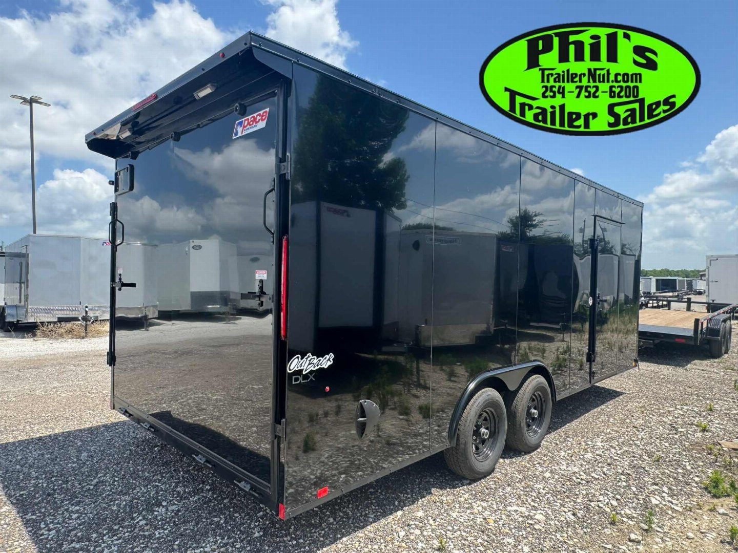 New Pace American 8.5X20 Cargo / Enclosed Trailer REAR WING & UPGRADED .080 SCREWLESS EXTERIOR