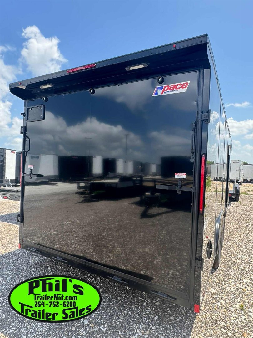 New Pace American 8.5X20 Cargo / Enclosed Trailer REAR WING & UPGRADED .080 SCREWLESS EXTERIOR