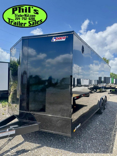New Pace American 8.5X20 Cargo / Enclosed Trailer REAR WING & UPGRADED .080 SCREWLESS EXTERIOR