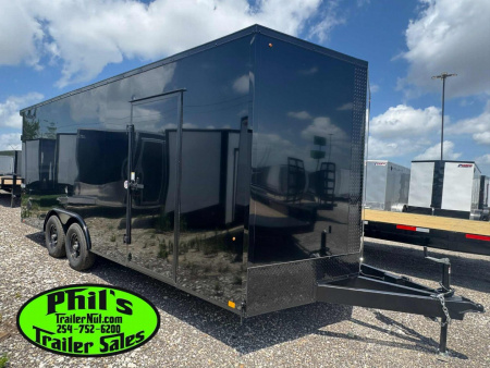 New Pace American 8.5X20 Cargo / Enclosed Trailer REAR WING & UPGRADED .080 SCREWLESS EXTERIOR