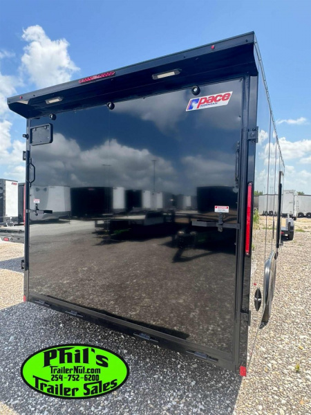 New Pace American 8.5X20 Cargo / Enclosed Trailer REAR WING & UPGRADED .080 SCREWLESS EXTERIOR