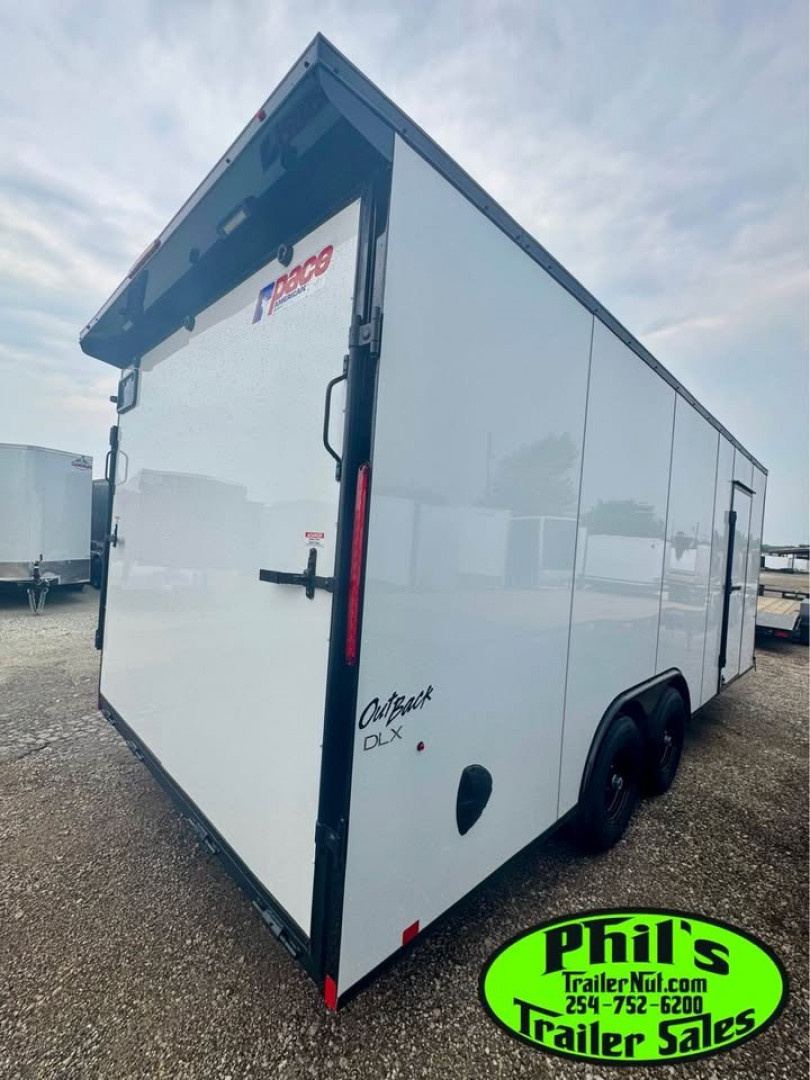 New Pace American 8.5X20 Cargo / Enclosed Trailer REAR WING & UPGRADED .080 SCREWLESS EXTERIOR