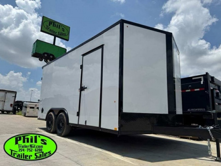 New Pace American 8.5X20 Cargo / Enclosed Trailer REAR WING & UPGRADED .080 SCREWLESS EXTERIOR