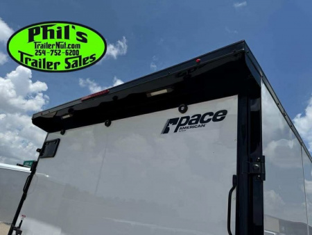 New Pace American 8.5X20 Cargo / Enclosed Trailer REAR WING & UPGRADED .080 SCREWLESS EXTERIOR