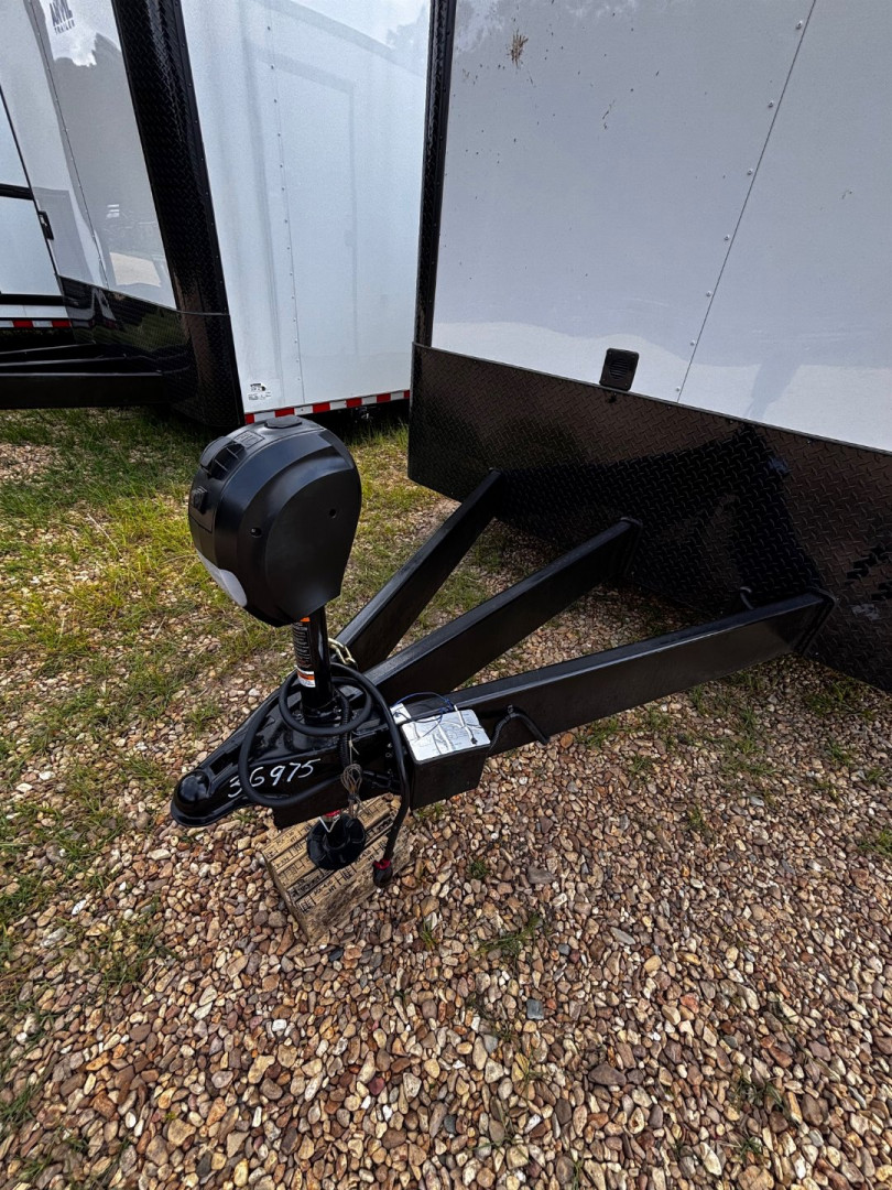 New 2025 8.5X28' RACE TRAILER-ESCAPE DOOR-BLACK OUT TRIM-7' INTERIOR-ELECTRIC JACK-WING-LOADING LIGHTS-GEN COMPARTMENT-MUCH MORE Car / Racing Trailer