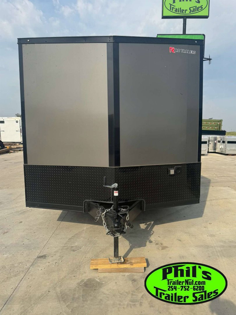 New 2025 RC Trailers 8.5X24 Car / Racing Trailer FULL ESCAPE DOOR WITH REMOVABLE FENDER TORSION AXLES