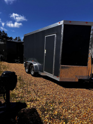 New 2025 7X14 TANDEM AXLE CARGO -7' INTERIOR-.080 POLYCORE EXTERIOR-1 PIECE ROOF-CHROME TRIM Cargo / Enclosed Trailer