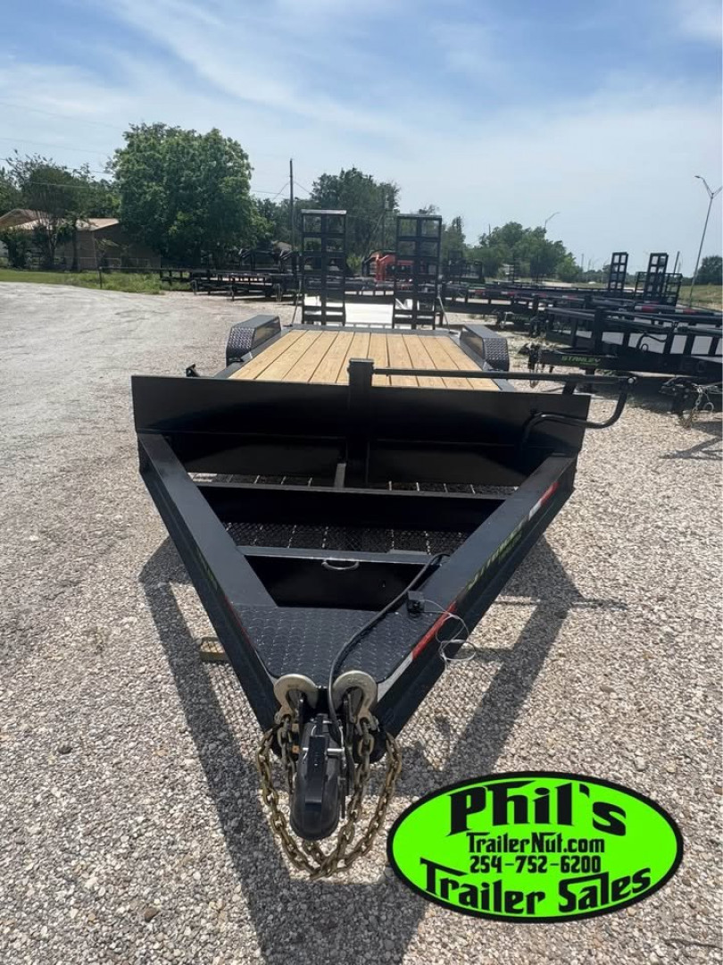 New 2025 Stanley Trailers 20' EQUIPMENT TRAILER STAND UP RAMPS 8K AXLES Equipment Trailer