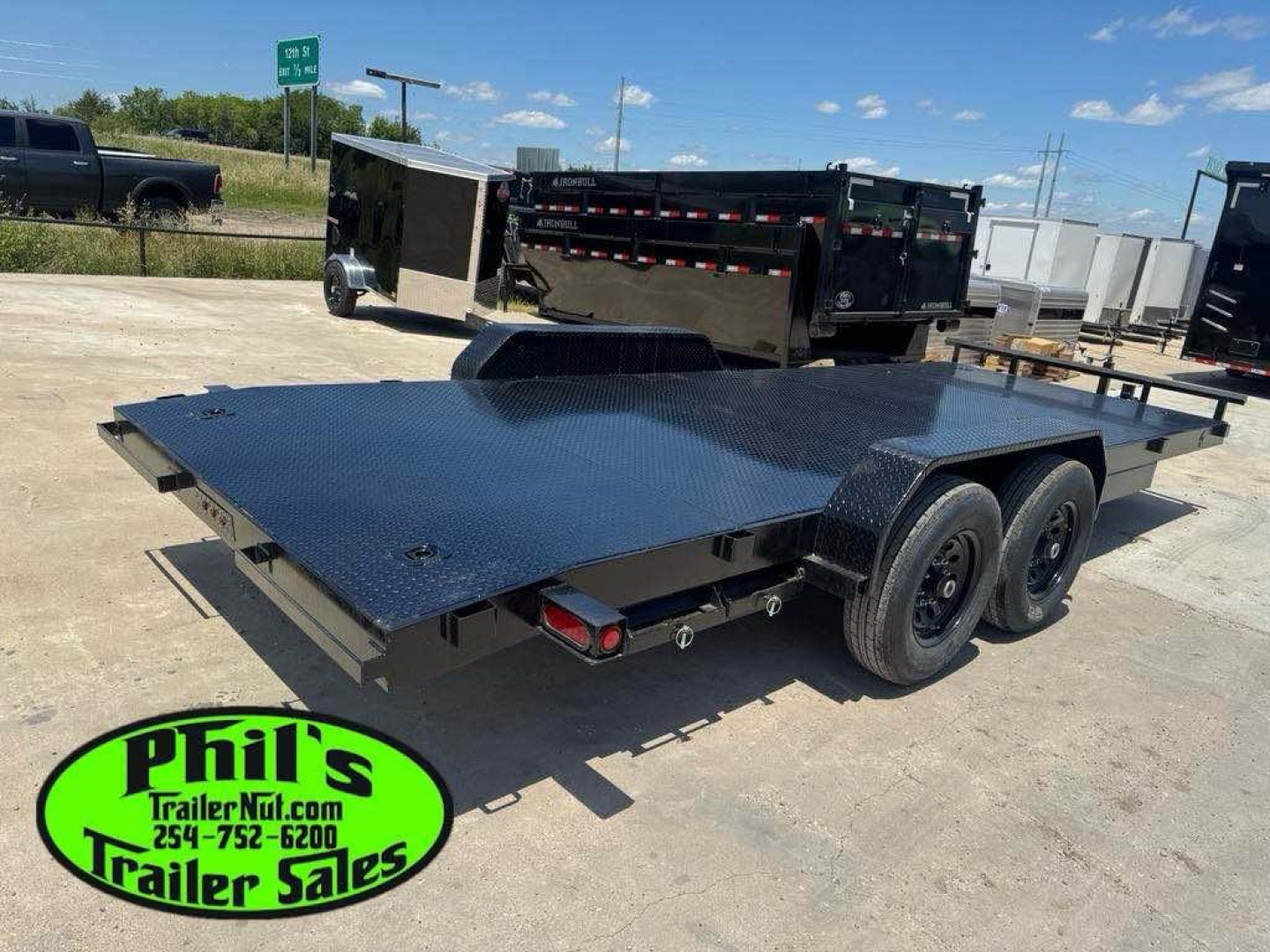 New 2025 20' OPEN CAR HAULER TANDEM 7000 LB AXLES 14K GVWR Utility Trailer