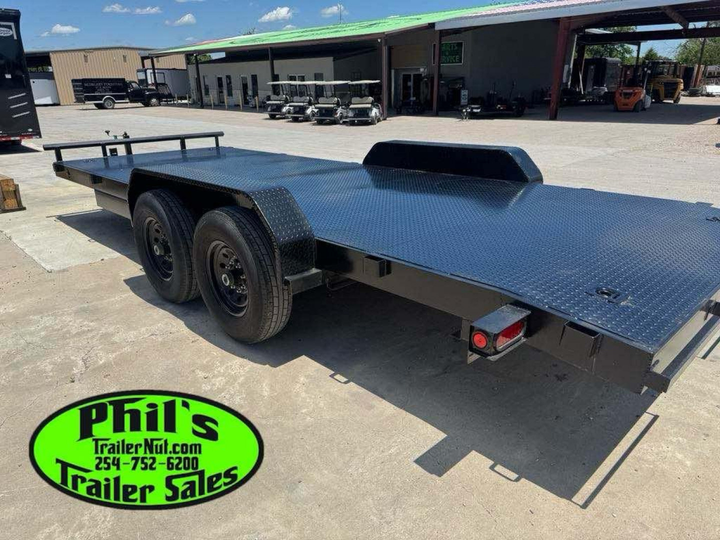 New 2025 20' OPEN CAR HAULER TANDEM 7000 LB AXLES 14K GVWR Utility Trailer