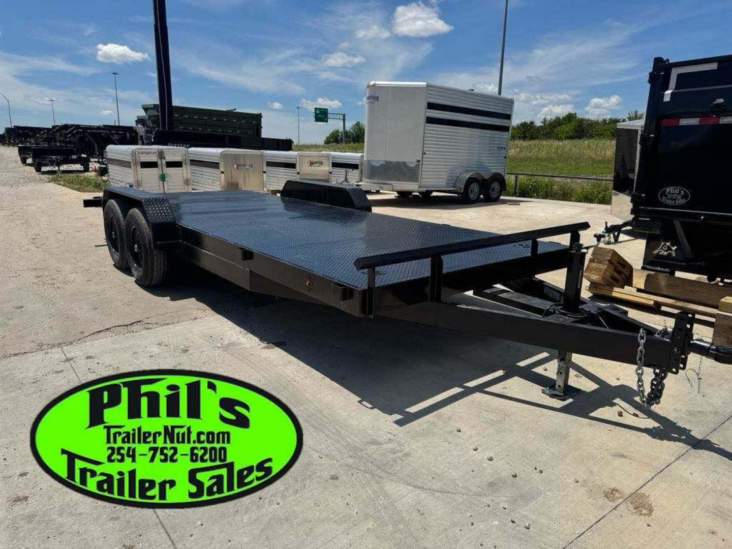 New 2025 20' OPEN CAR HAULER TANDEM 7000 LB AXLES 14K GVWR Utility Trailer