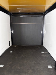 New 2025 8.5X28 RACE TRAILER-ESC DOOR-90" INTERIOR HEIGHT-CABINETS-A/C-SPIDER MAG WHEELS-REAR WING-BLACKOUT TRIM-MUCH MORE Car / Racing Trailer