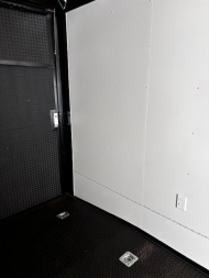 New 2025 8.5X28 RACE TRAILER-ESC DOOR-90" INTERIOR HEIGHT-CABINETS-A/C-SPIDER MAG WHEELS-REAR WING-BLACKOUT TRIM-MUCH MORE Car / Racing Trailer