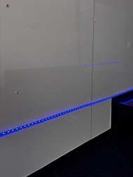 New 2025 8.5X28 RACE TRAILER-ESC DOOR-90" INTERIOR HEIGHT-CABINETS-A/C-SPIDER MAG WHEELS-REAR WING-BLACKOUT TRIM-MUCH MORE Car / Racing Trailer