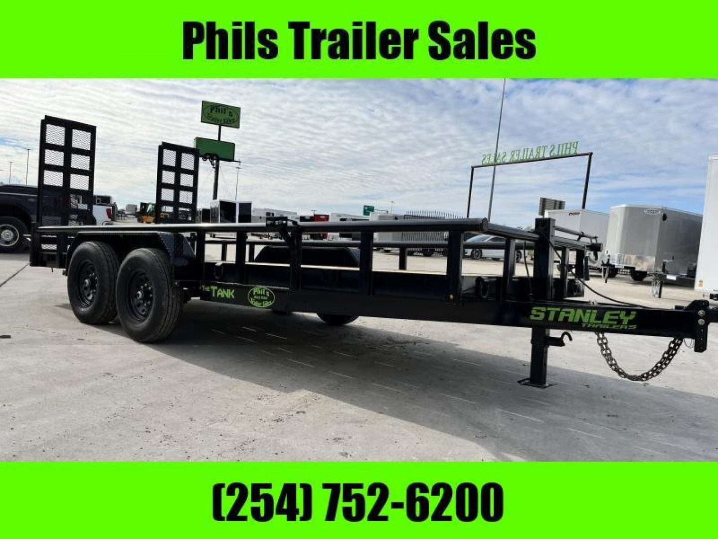 New Stanley Trailers 83X20 EQUIPMENT TRAILER HAULER OPEN TRAILER UTILITY Equipment Trailer