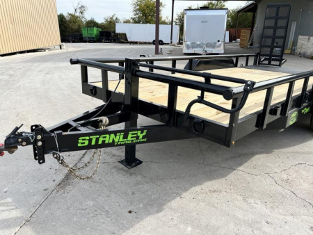 New Stanley Trailers 83X20 EQUIPMENT TRAILER HAULER OPEN TRAILER UTILITY Equipment Trailer