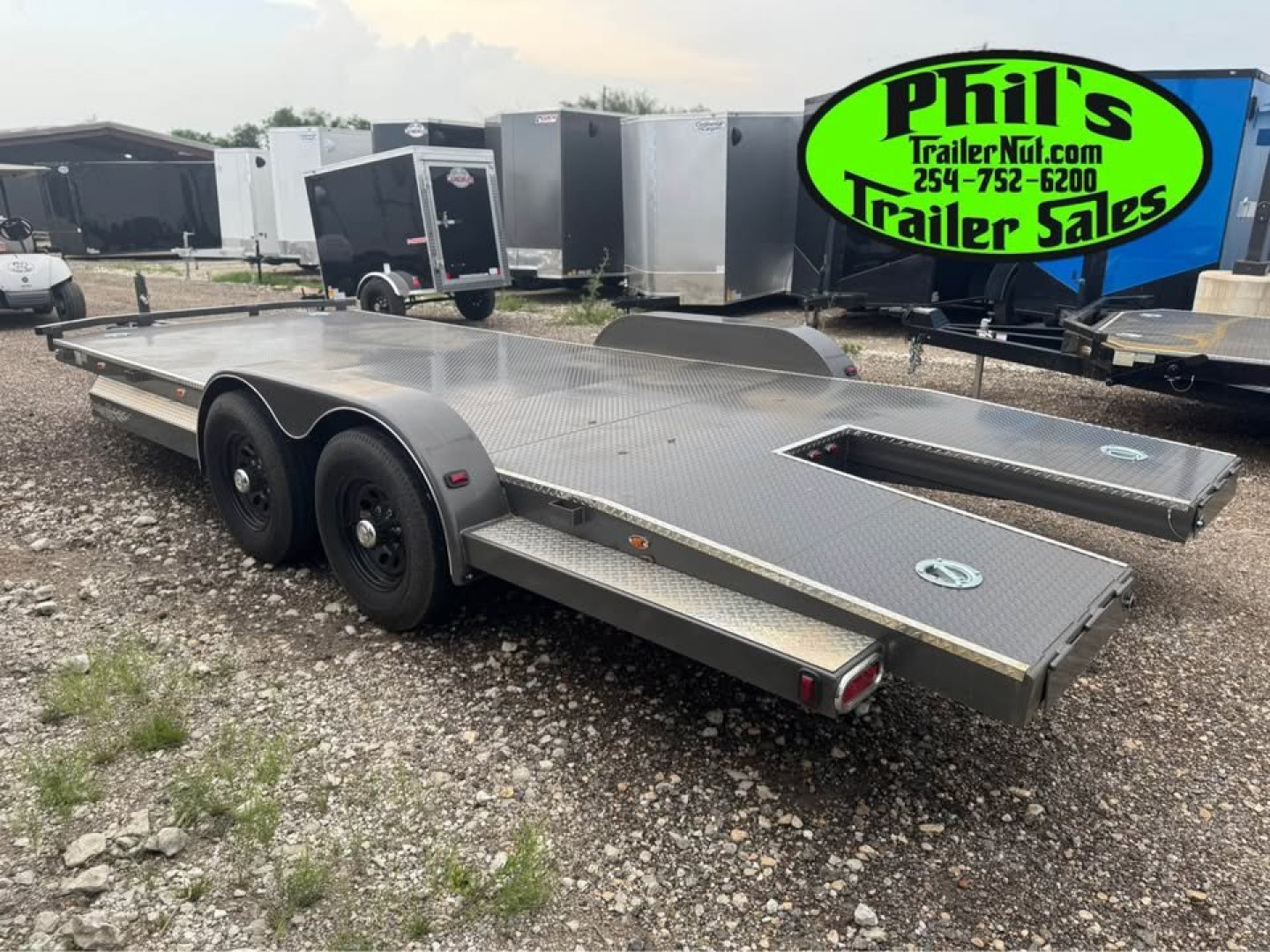 New 2024 102 Ironworks 83X20 Equipment Trailer OPEN CAR HAULER 5200 LB AXLES ONLY 1 AVAILABLE AT THIS PRICE! NO REORDERS!