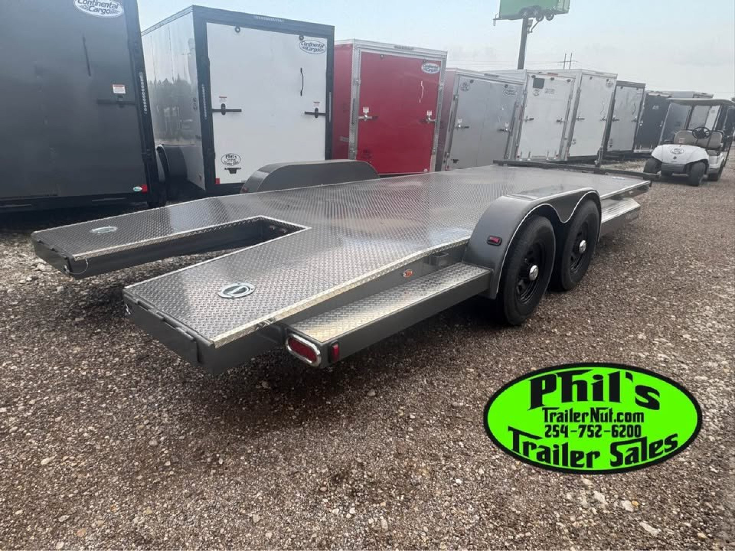 New 2024 102 Ironworks 83X20 Equipment Trailer OPEN CAR HAULER 5200 LB AXLES ONLY 1 AVAILABLE AT THIS PRICE! NO REORDERS!