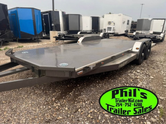 New 2024 102 Ironworks 83X20 Equipment Trailer OPEN CAR HAULER 5200 LB AXLES ONLY 1 AVAILABLE AT THIS PRICE! NO REORDERS!