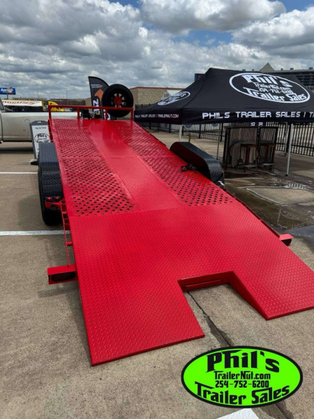 New 2025 83X20TILT TRAILER EQUIPMENT TRAILER W/ WIRELESS WINCH & WIRELESS POWER TILT 14K TRAILER