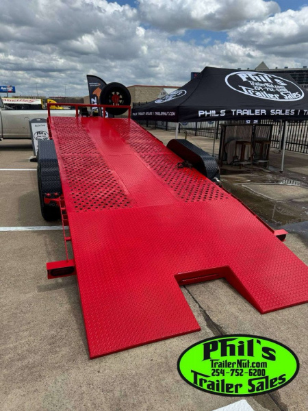 New 2025 83X20TILT TRAILER EQUIPMENT TRAILER W/ WIRELESS WINCH & WIRELESS POWER TILT 14K TRAILER