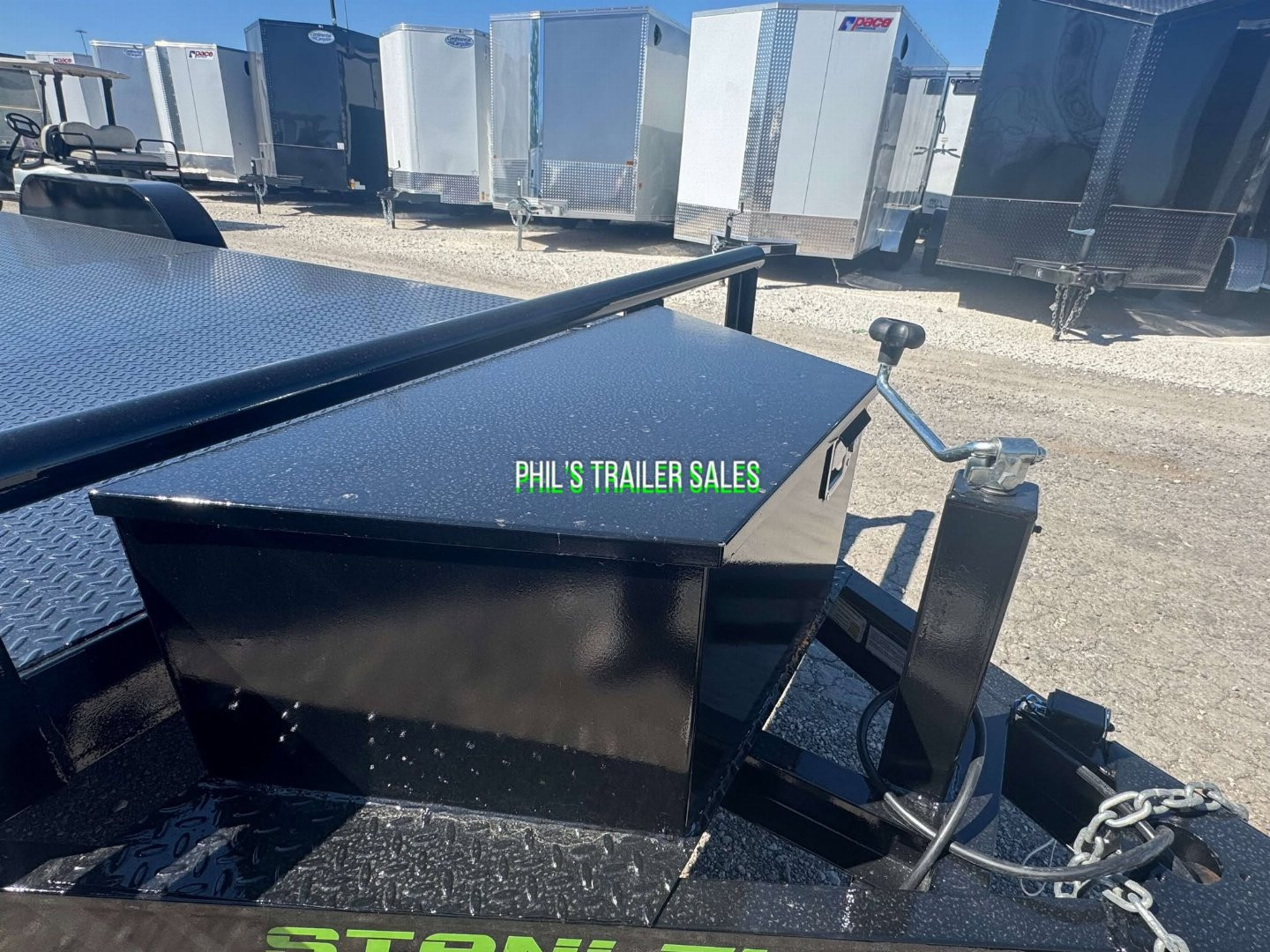 New 2025 STANLEY TRAILERS 83X20 STEEL DECK OPEN CAR HAULER 83X20 Car Hauler SPLIT TAIL / TONGUE BOX / DEXTER AXLES HEAVY DUTY 6K AXLES!