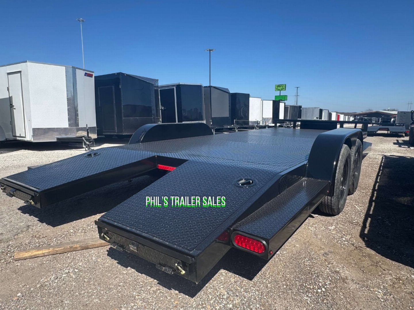 New 2025 STANLEY TRAILERS 83X20 STEEL DECK OPEN CAR HAULER 83X20 Car Hauler SPLIT TAIL / TONGUE BOX / DEXTER AXLES HEAVY DUTY 6K AXLES!