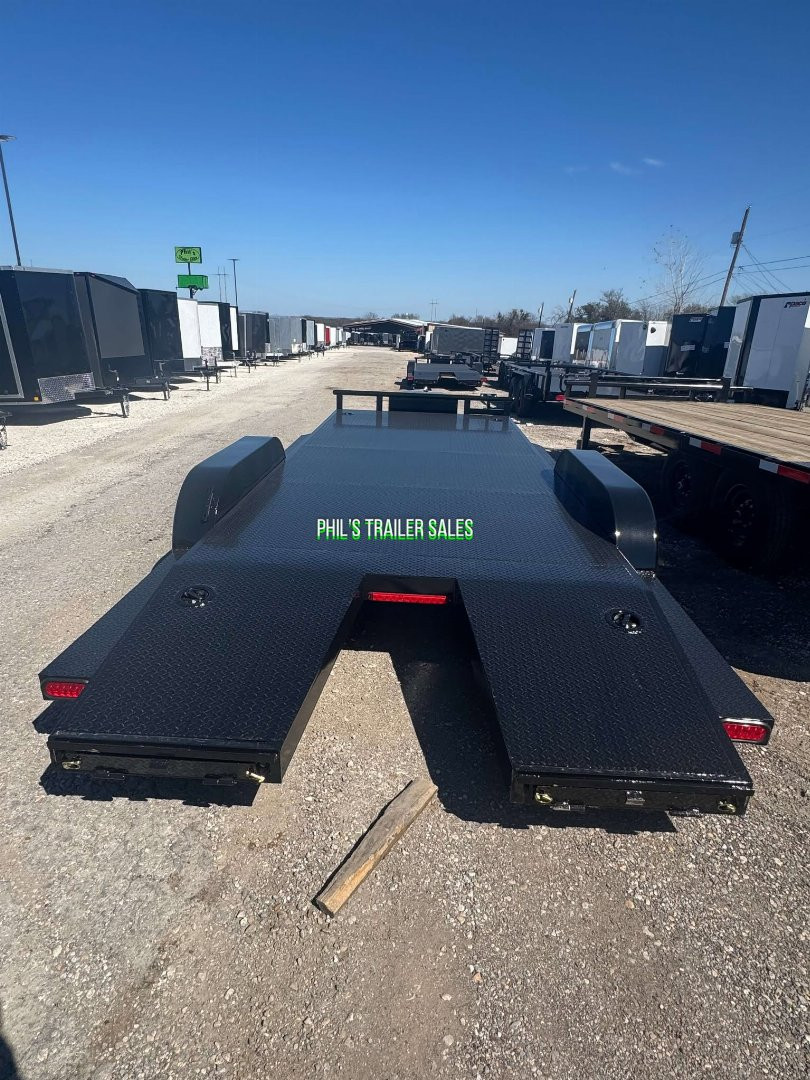 New 2025 STANLEY TRAILERS 83X20 STEEL DECK OPEN CAR HAULER 83X20 Car Hauler SPLIT TAIL / TONGUE BOX / DEXTER AXLES HEAVY DUTY 6K AXLES!