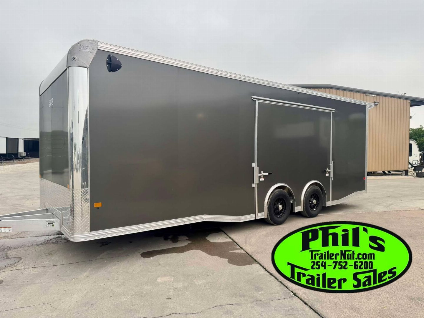 New E-Z Hauler 24' ALL ALUMINUM CAR HAULER LARGE ESCAPE DOOR FINISHED OUT Car / Racing Trailer