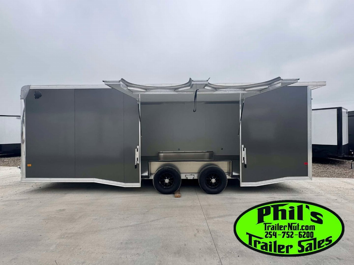 New E-Z Hauler 24' ALL ALUMINUM CAR HAULER LARGE ESCAPE DOOR FINISHED OUT Car / Racing Trailer