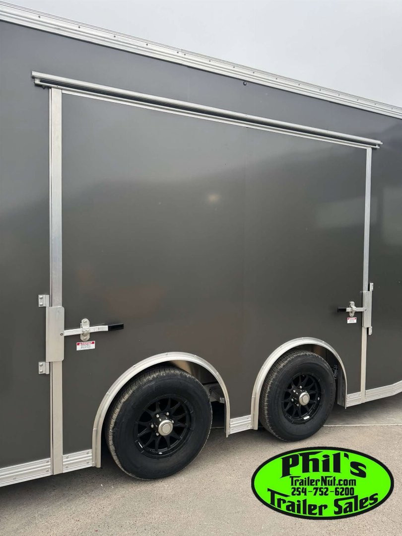 New E-Z Hauler 24' ALL ALUMINUM CAR HAULER LARGE ESCAPE DOOR FINISHED OUT Car / Racing Trailer