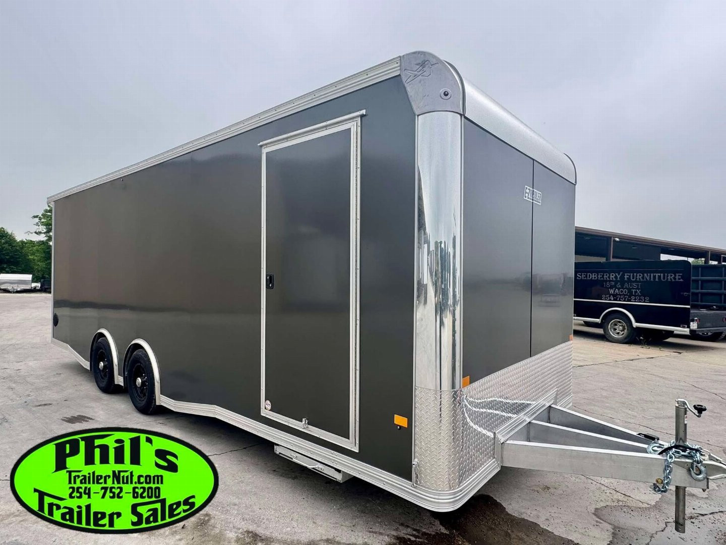 New E-Z Hauler 24' ALL ALUMINUM CAR HAULER LARGE ESCAPE DOOR FINISHED OUT Car / Racing Trailer