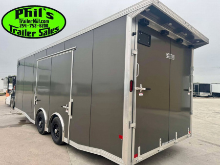 New E-Z Hauler 24' ALL ALUMINUM CAR HAULER LARGE ESCAPE DOOR FINISHED OUT Car / Racing Trailer