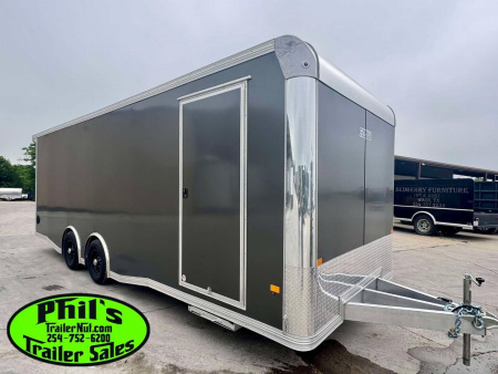 New E-Z Hauler 24' ALL ALUMINUM CAR HAULER LARGE ESCAPE DOOR FINISHED OUT Car / Racing Trailer