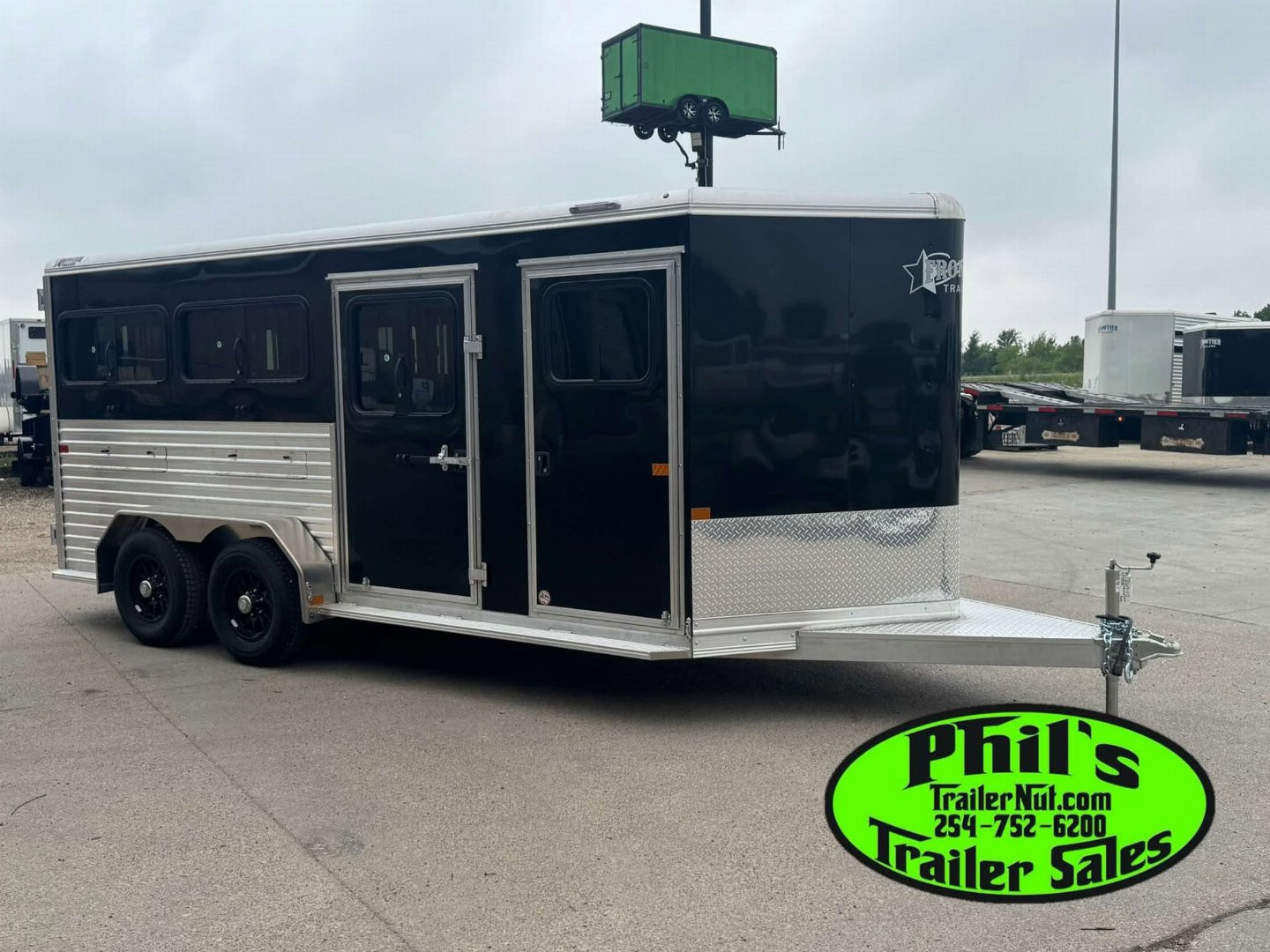 New Frontier Trailers LOW PRO LIVESTOCK TRAILER 6 PEN Stock / Stock Combo Trailer