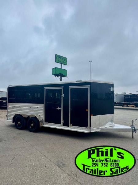 New Frontier Trailers LOW PRO LIVESTOCK TRAILER 6 PEN Stock / Stock Combo Trailer