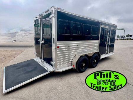 New Frontier Trailers LOW PRO LIVESTOCK TRAILER 6 PEN Stock / Stock Combo Trailer