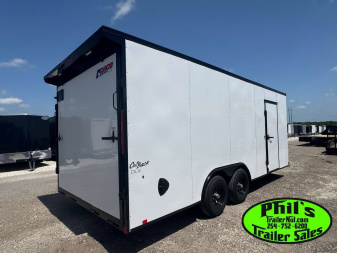 New Pace American 8.5X20 Cargo / Enclosed Trailer REAR WING & SCREWLESS EXTERIOR ONLY 1 AVAILABLE AT THIS PRICE!