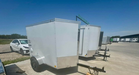 New 2025 Cargo Mate 4x6 ENCLOSED TRAILER -SWINGING REAR DOOR Cargo / Enclosed Trailer