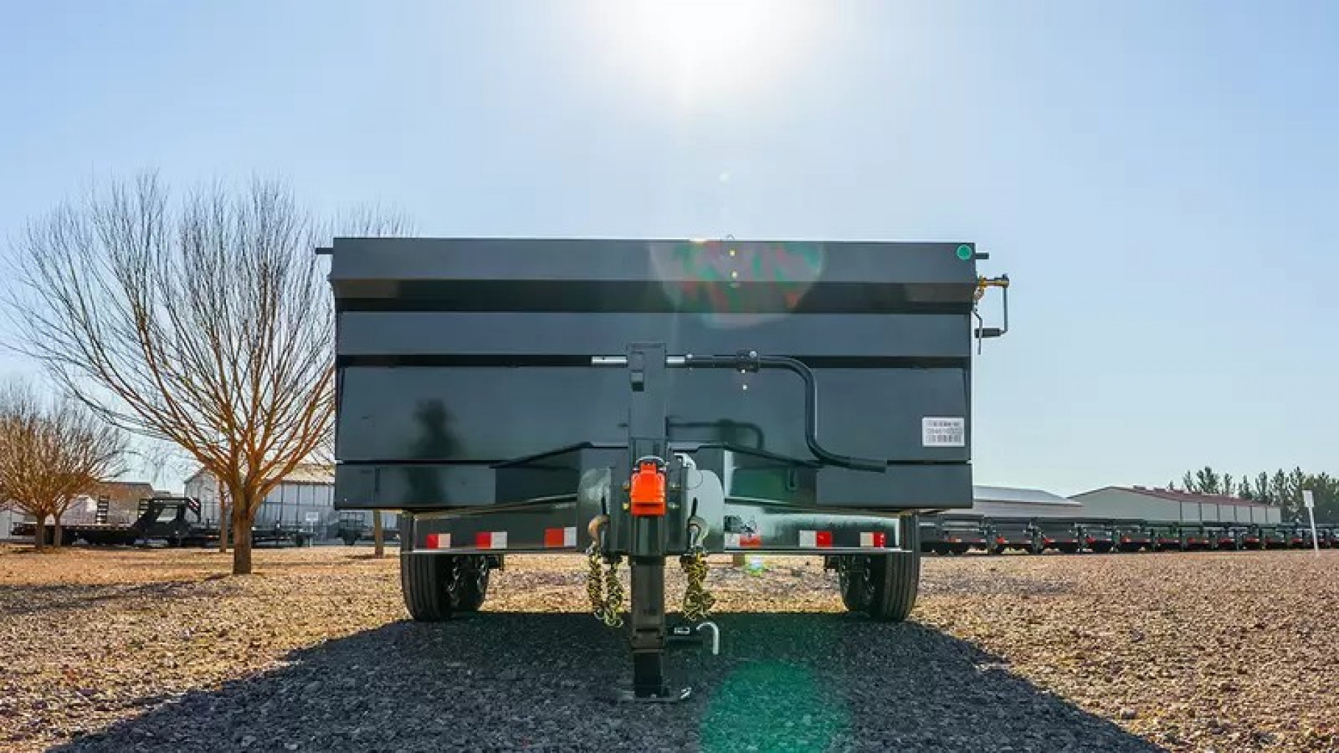 New Iron Bull 83x16 DUMP TRAILER POWDER COATED WITH TARP AND RAMP SCISSOR LIFT 24'' SIDES!
