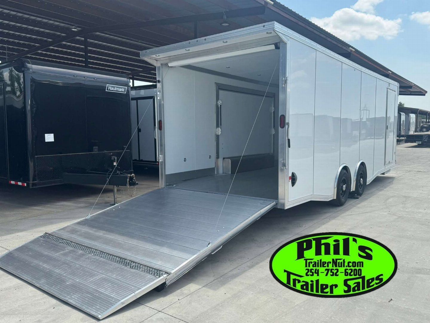 New E-Z Hauler 24' ALL ALUMINUM CAR HAULER LARGE ESCAPE DOOR FINISHED OUT Cargo / Enclosed Trailer EXTRUDED ALUMINUM FLOOR