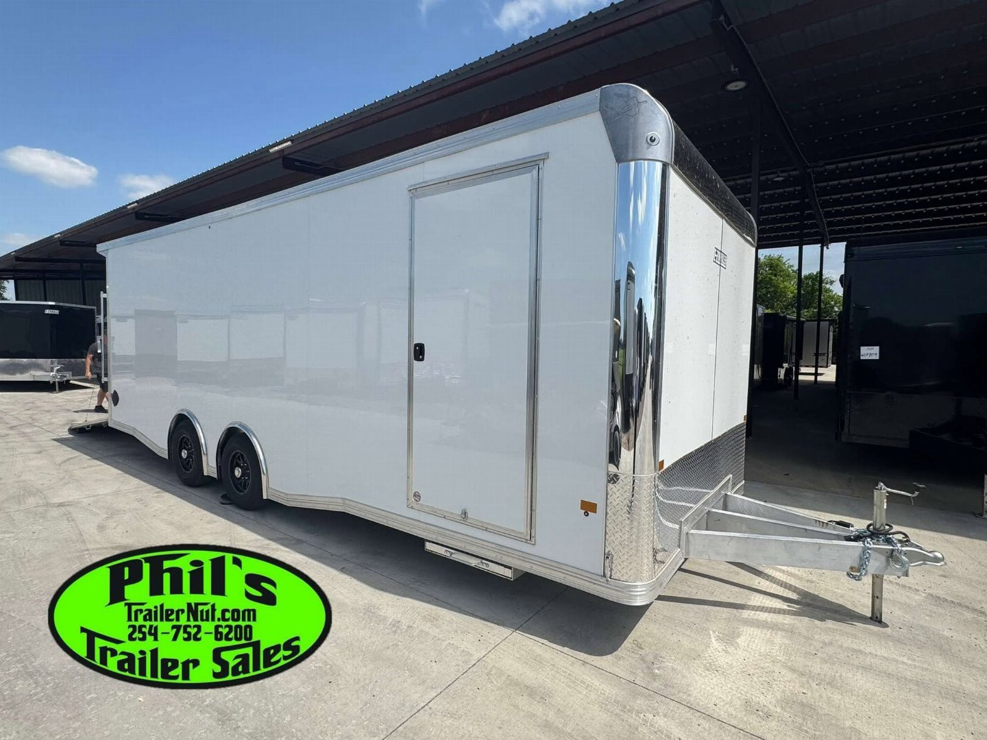 New E-Z Hauler 24' ALL ALUMINUM CAR HAULER LARGE ESCAPE DOOR FINISHED OUT Cargo / Enclosed Trailer EXTRUDED ALUMINUM FLOOR