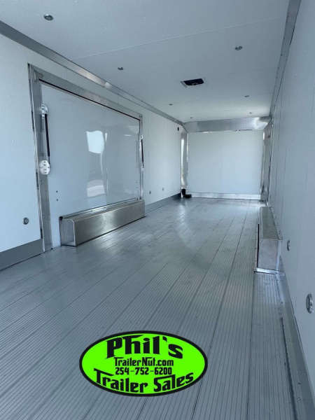 New E-Z Hauler 24' ALL ALUMINUM CAR HAULER LARGE ESCAPE DOOR FINISHED OUT Cargo / Enclosed Trailer EXTRUDED ALUMINUM FLOOR