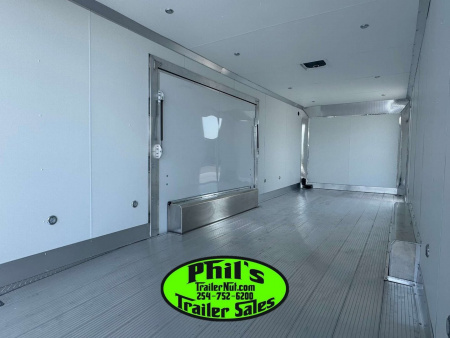 New E-Z Hauler 24' ALL ALUMINUM CAR HAULER LARGE ESCAPE DOOR FINISHED OUT Cargo / Enclosed Trailer EXTRUDED ALUMINUM FLOOR