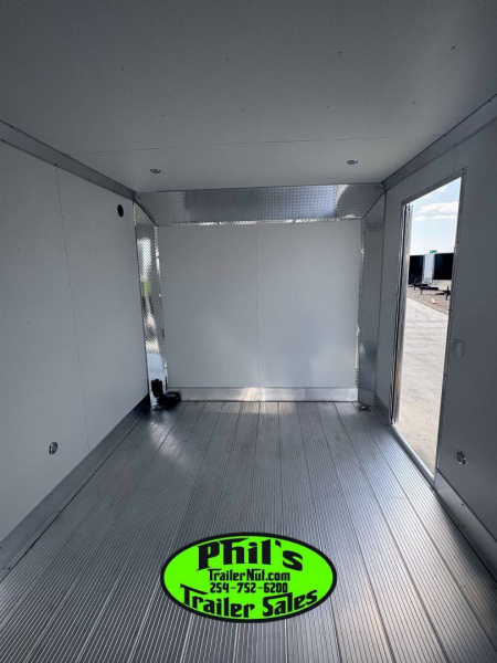 New E-Z Hauler 24' ALL ALUMINUM CAR HAULER LARGE ESCAPE DOOR FINISHED OUT Cargo / Enclosed Trailer EXTRUDED ALUMINUM FLOOR