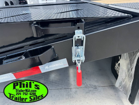 New 2026 Iron Bull 102X25' (20+5) RAMPAGE (FOLD OVER) RAMPS- 22K HD LOW PRO Deckover Trailer