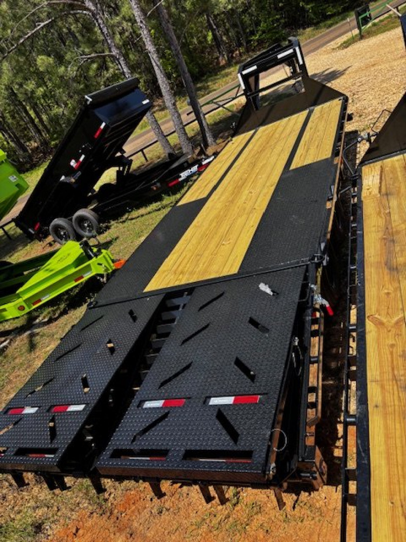 New 2026 Iron Bull 102X25' (20+5) RAMPAGE (FOLD OVER) RAMPS- 22K HD LOW PRO DECKOVER TRAILER